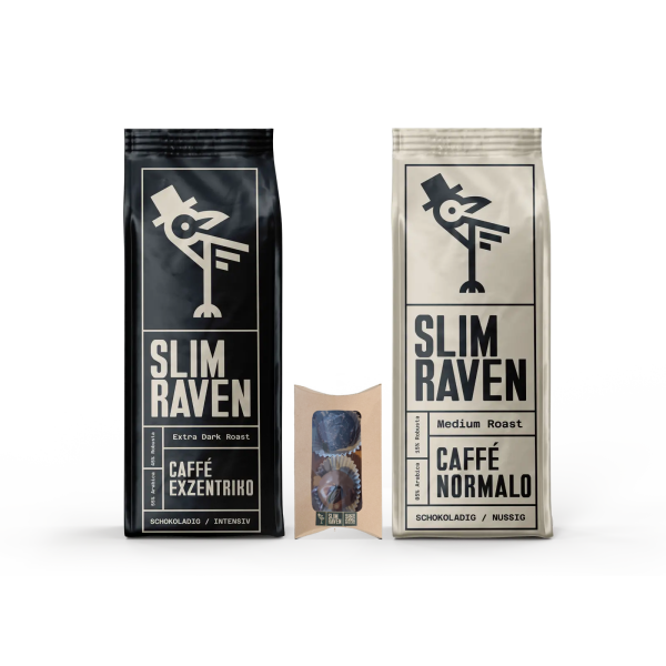 Slim Raven Geschenkbox Pralinen